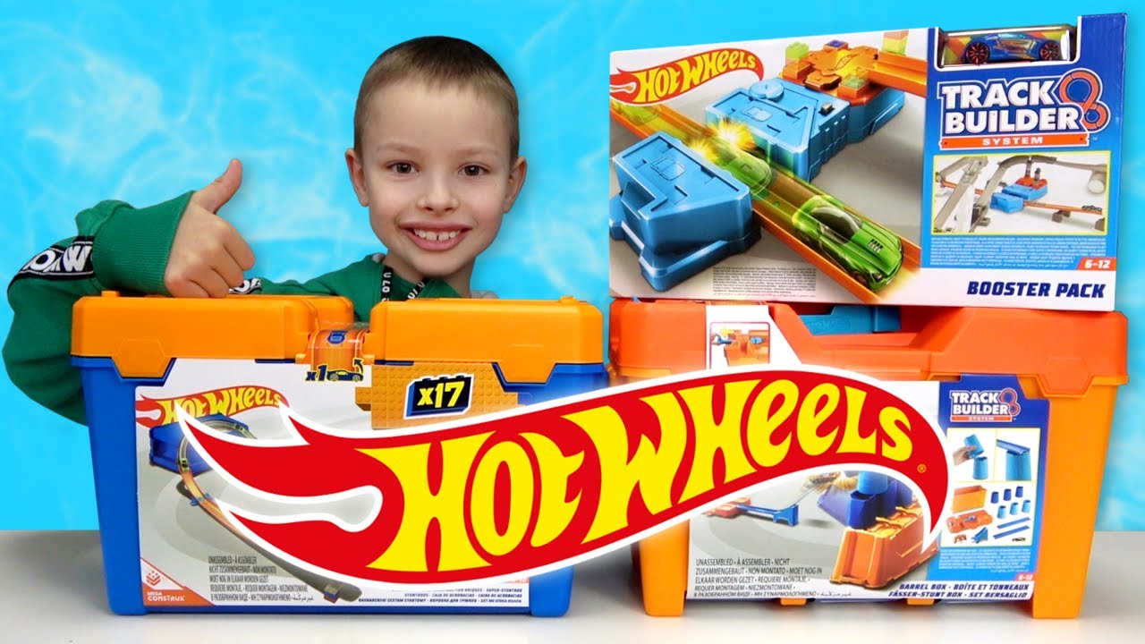 Hot Wheels Kaskaderskie beczki track builder