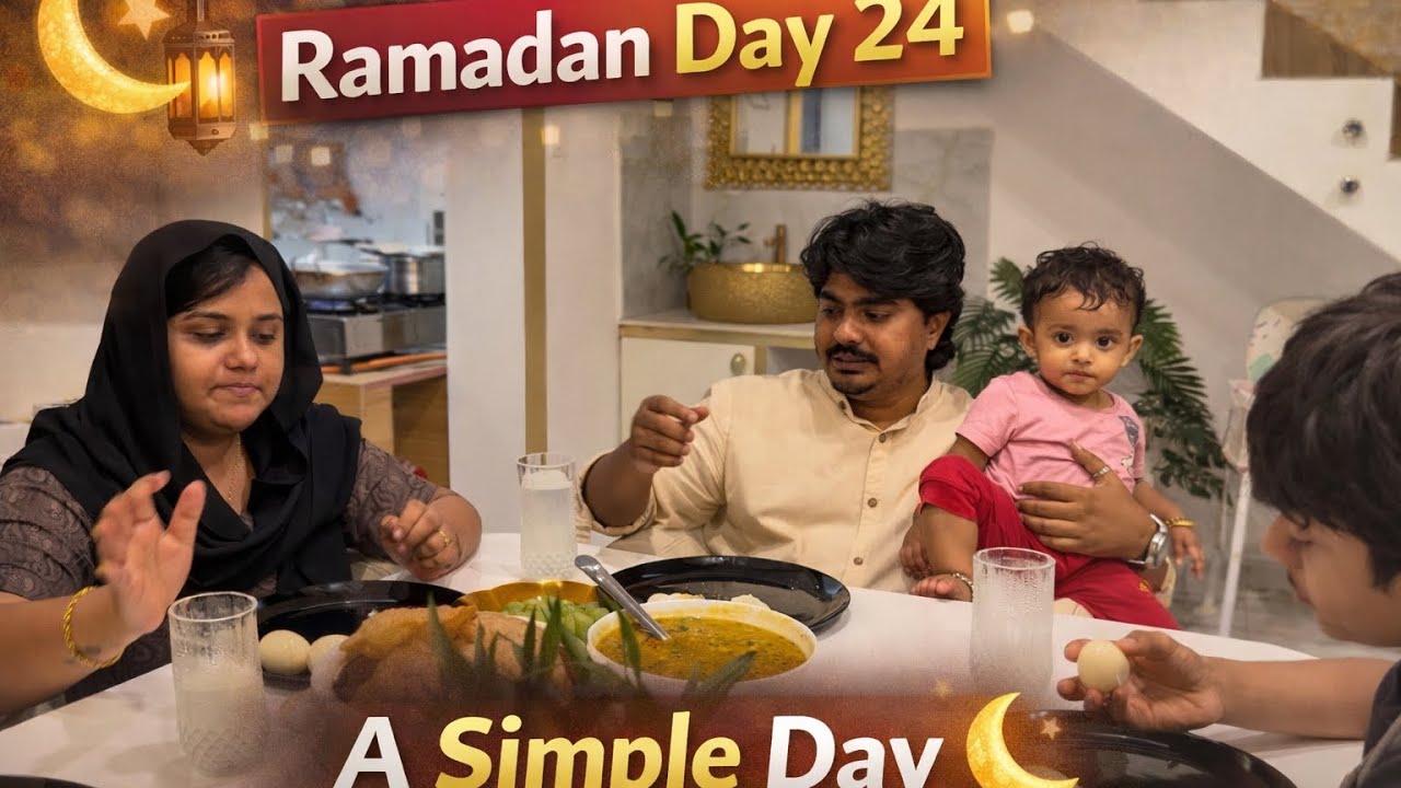 Ramadan Day 24 Vlog | Simple Day, Peaceful Moments & Iftar at Home ✨
