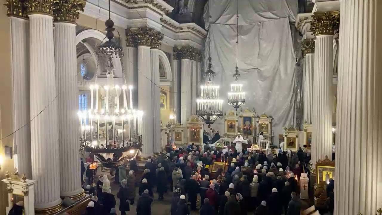 14.02.2026. Ранняя Литургия. СВЯТО-ТРОИЦКАЯ  АЛЕКСАНДРО-НЕВСКАЯ ЛАВРА, Троицкий собор.