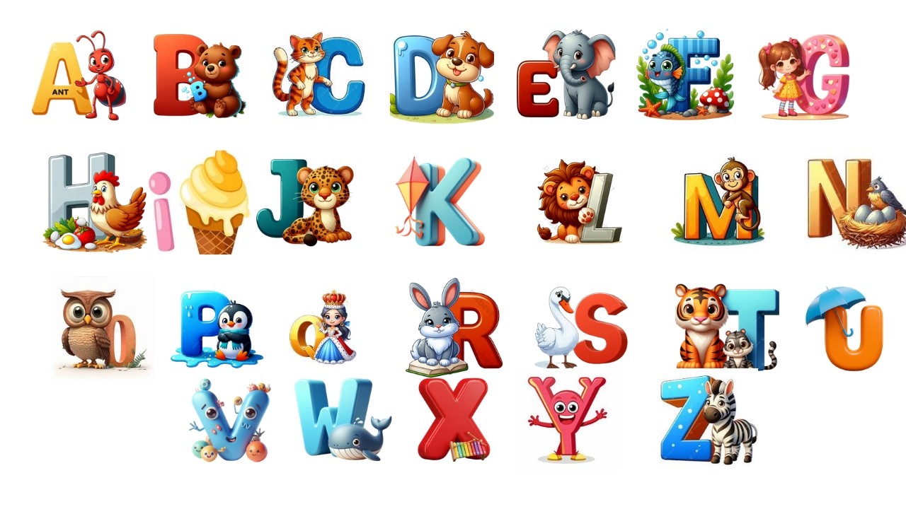 ABCD alphabet || A to Z  || ALPHABET || Alphabet abc || abc