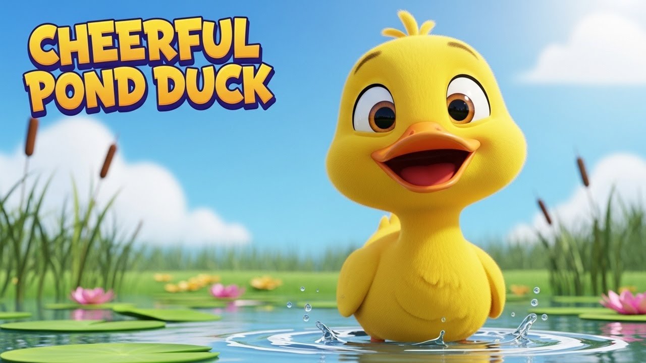 Cheerful Pond Duck | Kids Learn Ducks | Nursery Rhymes & Kids Songs | Babyland