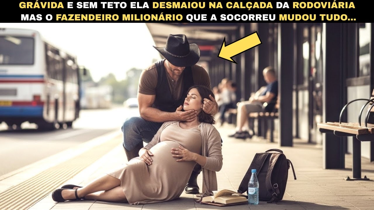 GRÁVIDA E SEM TETO ELA DESMAIOU NA CALÇADA DA RODOVIÁRIA MAS O FAZENDEIRO QUE A SOCORREU MUDOU TUDO!
