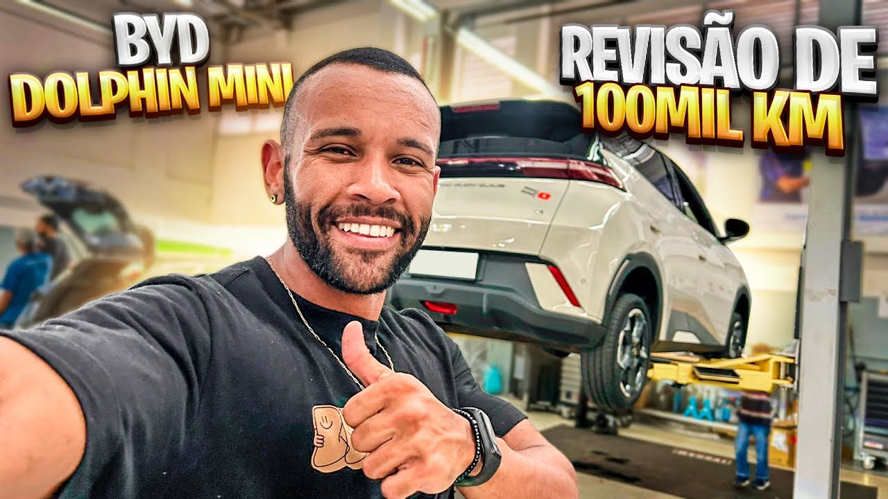 REVIS&Atilde;O DE 100 MIL KM BYD DOLPHIN MINI! 