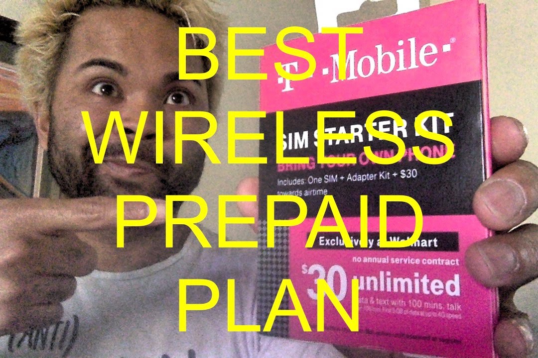 Best Prepaid Wireless (with 5GB 4G) Plan - TMobile - $30!