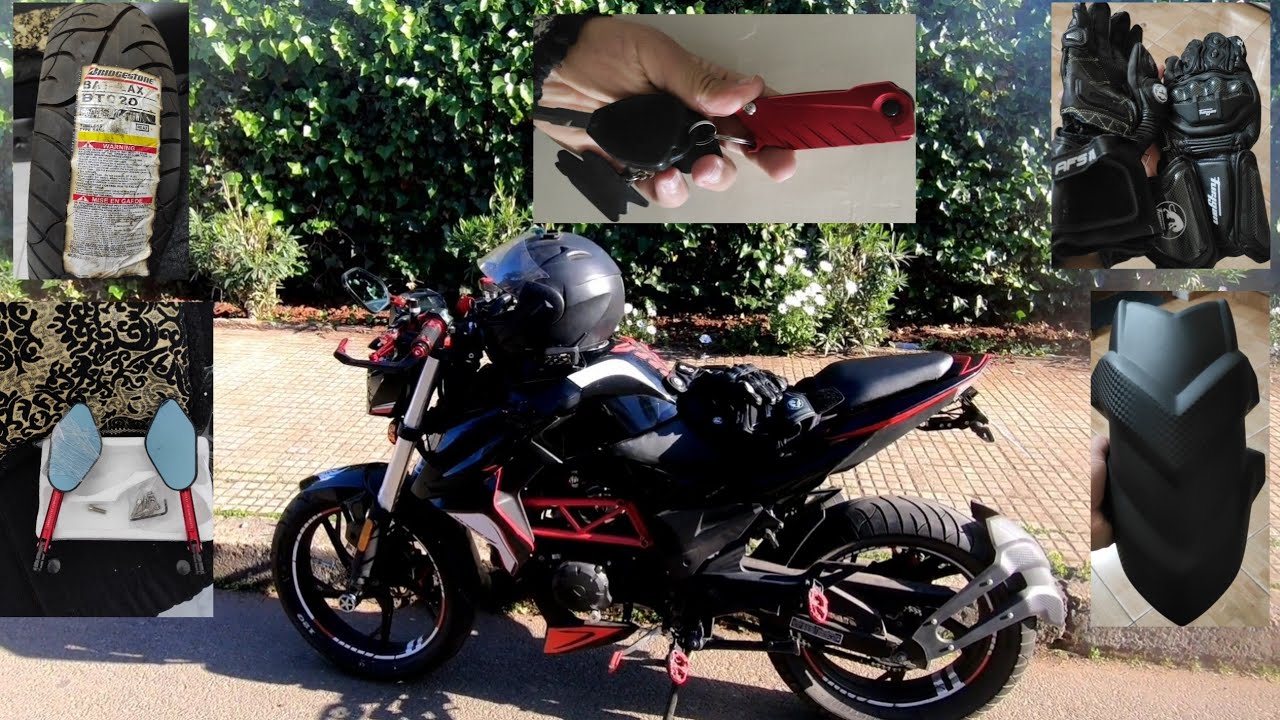 فيديو لي واعدتكم بيه الاكسسوارات لي خديت لدراجة السيماتي من علي اكبريس les accessoire pour cimatti