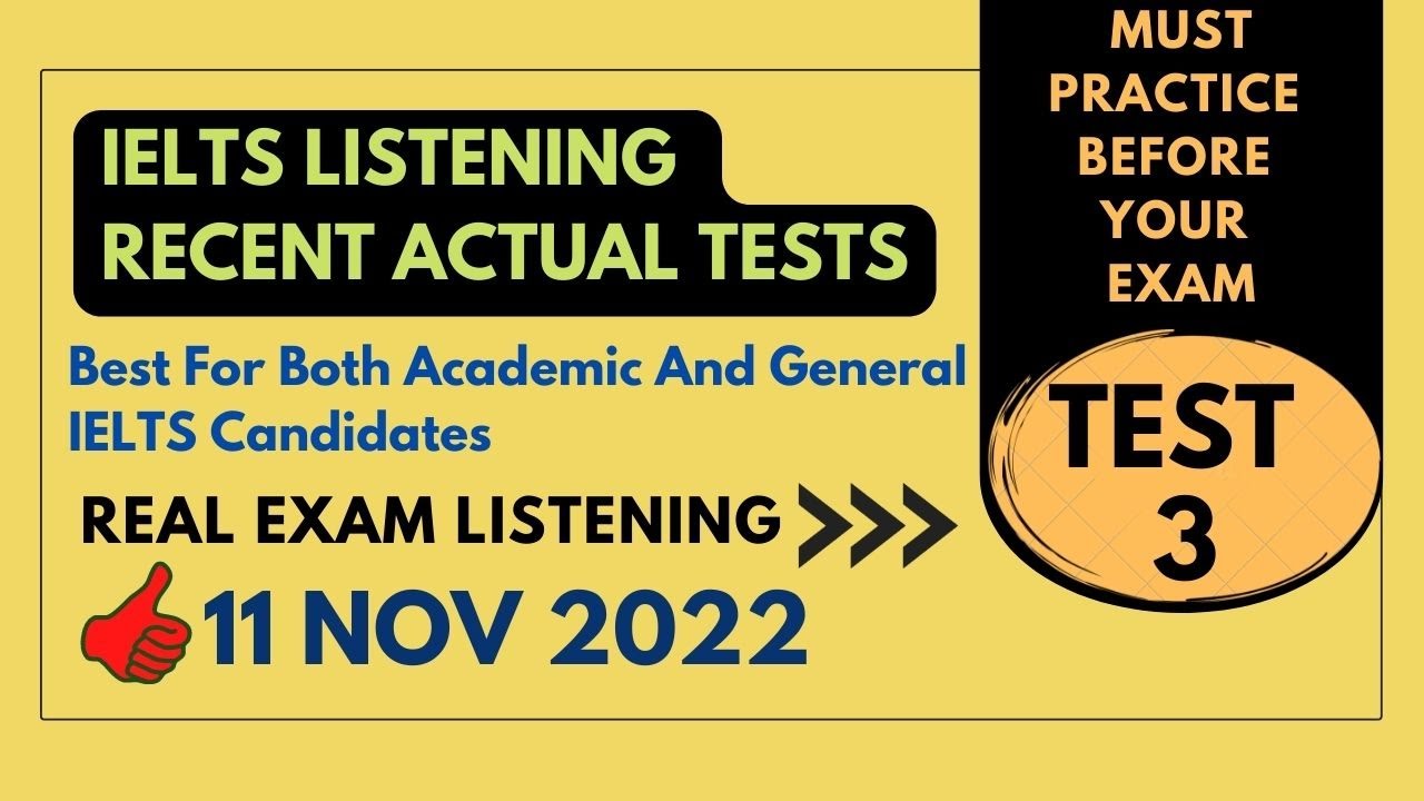 Ielts Listening Practice Test With Answers | TEST 3 | 11.11.2022 | Client Details  @PASSION TO GROW