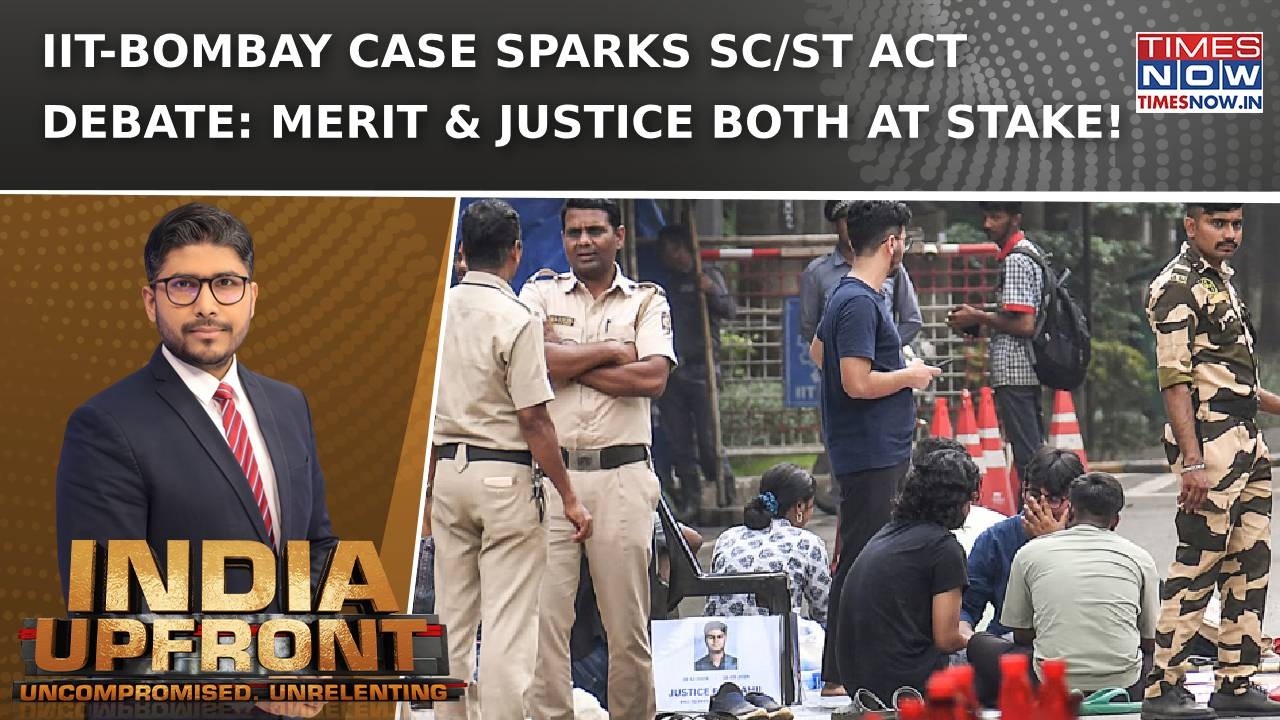 SC/ST Act Storm At IIT-B! Cheating Vs Caste Slur, Prof Booked & Institute's U-Turn | INDIA UPFRONT
