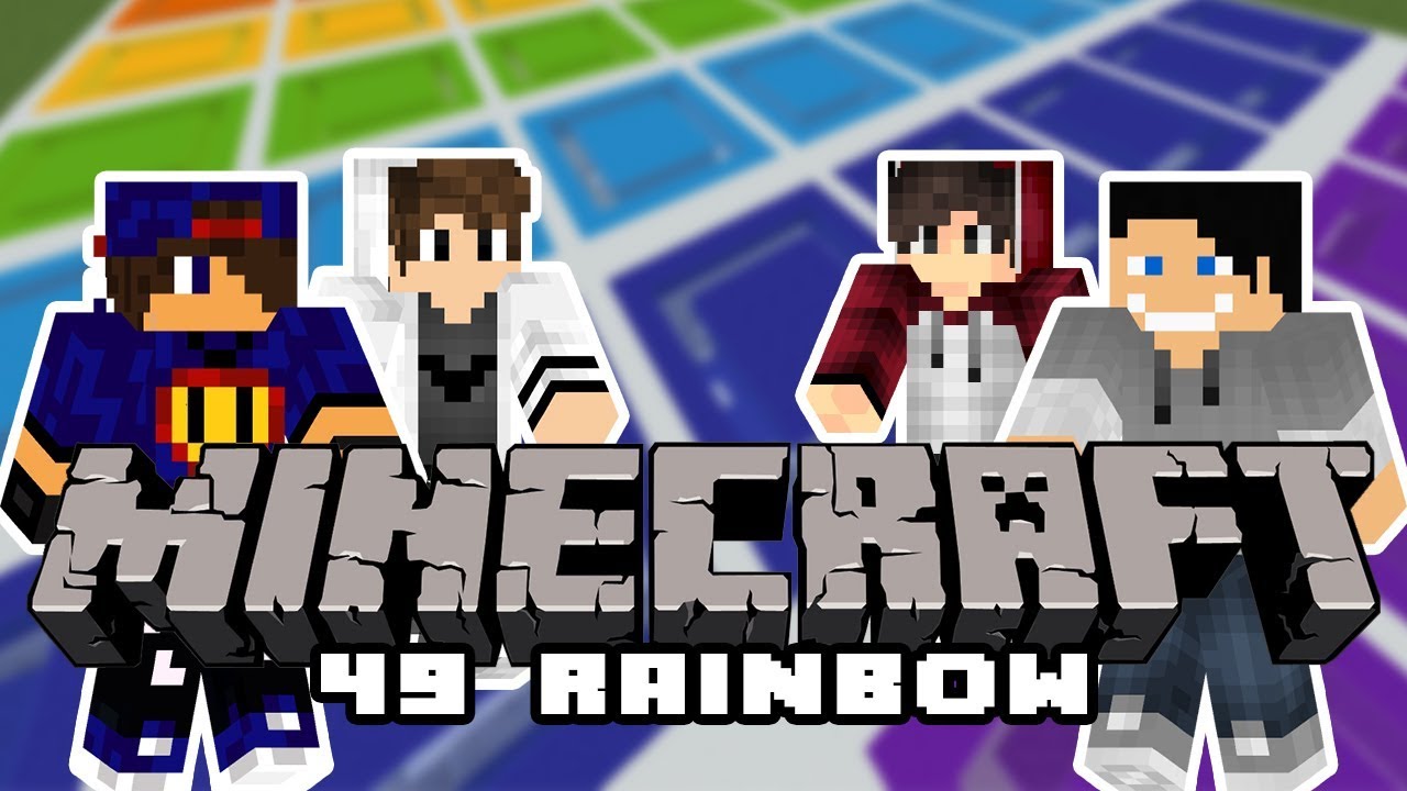 Minecraft Parkour: Rainbow 49 [1/x] w/ Undecided, Tomek, Piotrek