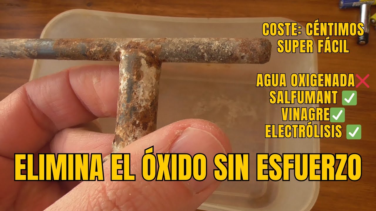 Formas de quitar el oxido en casa por céntimos y sin esfuerzo