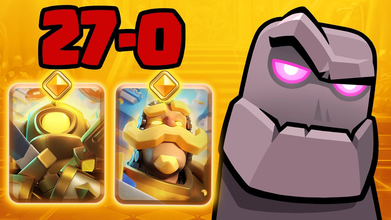 27-0 WITH THE BEST GOLEM DECK!!!