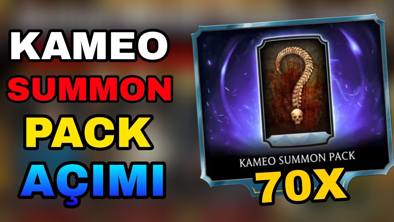 ELMAS KAMEOLAR? 😳 | 70X Kameo Paketi Açımı | MK Mobile