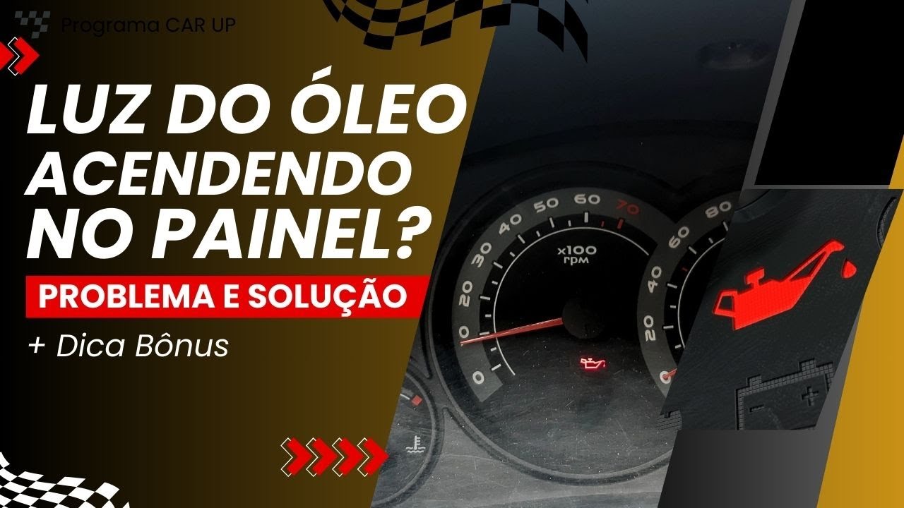 LUZ de ÓLEO acendendo e apagando? Piscando? Quando o Motor ESQUENTA ou na LENTA? Quando Acelera?