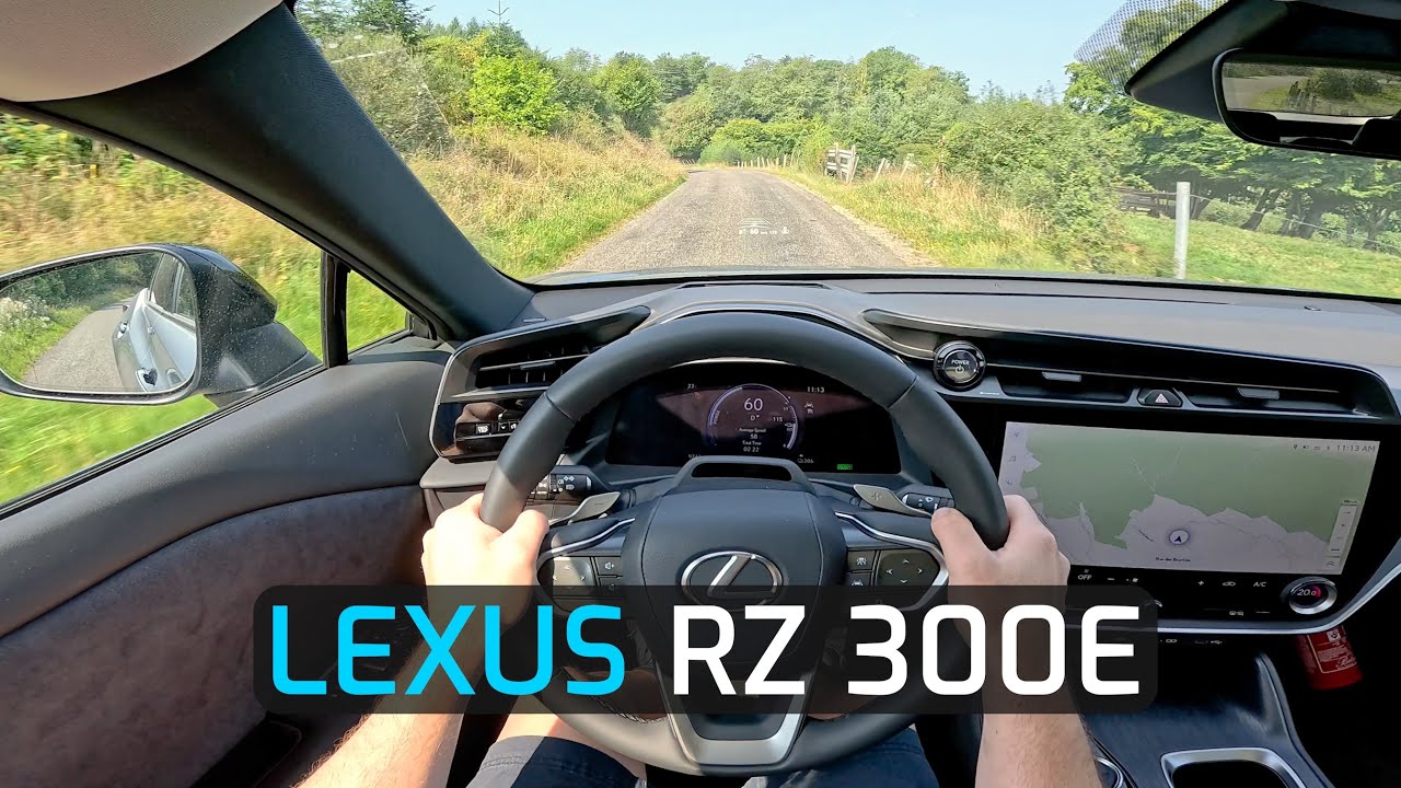 2025 LEXUS RZ 300e 204 HP POV TEST DRIVE