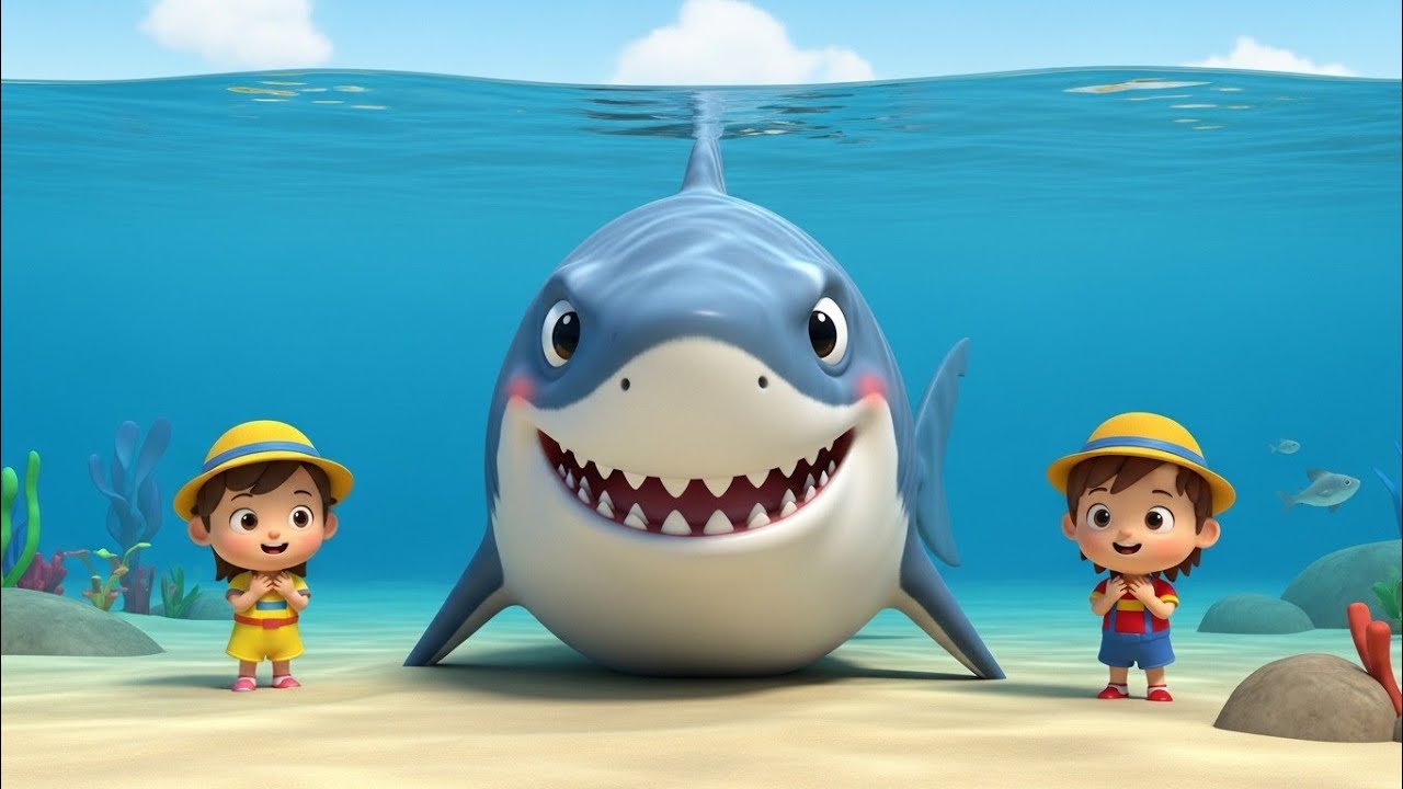 Shark परिवार Fun Song 🦈🎶 | Nursery Rhyme for Kids#HindiKidsSong #NurseryRhyme #KidsCartoon