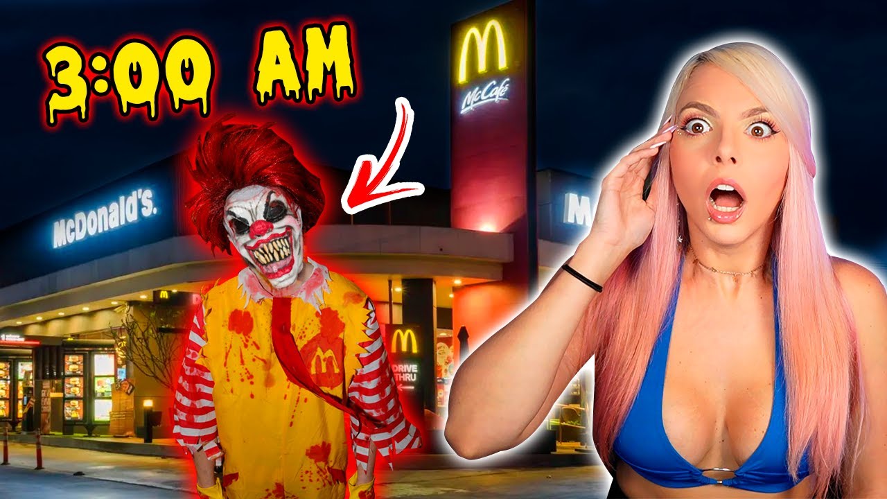 PASÉ UNA NOCHE EN UN MCDONALD'S😰🤡🍟​ | Jenny Devil😈