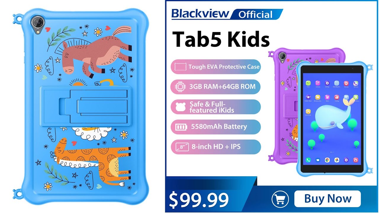 Blackview Tab 5 kids - распаковка детской радости...