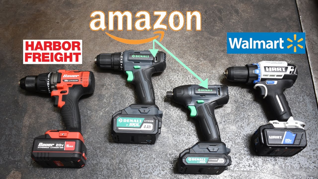 Seriously, AMAZON Released Their Own Power Tools? vs Same $ Walmart & HF