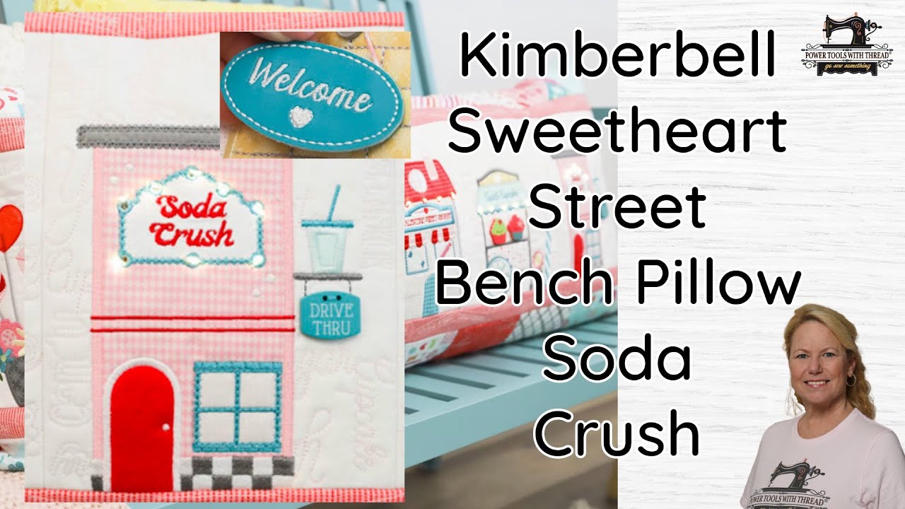 #Kimberbell Sweetheart St. Block 6, Soda Crush/Welcome, the Stitchuation Room, 1-20-26
