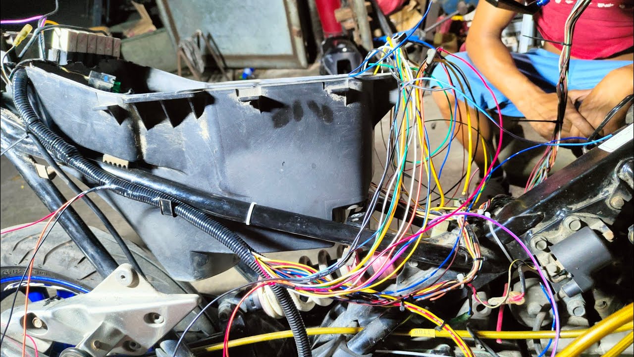 kawasaki fury 125 electrical general problem + upgraded wiring installation