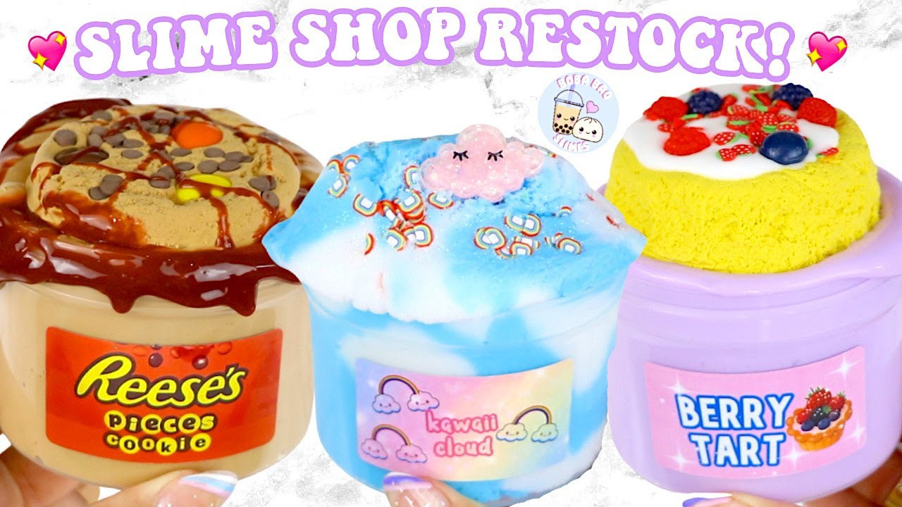 SLIME SHOP RESTOCK! 1,200 SLIMES! June 12th, 2021