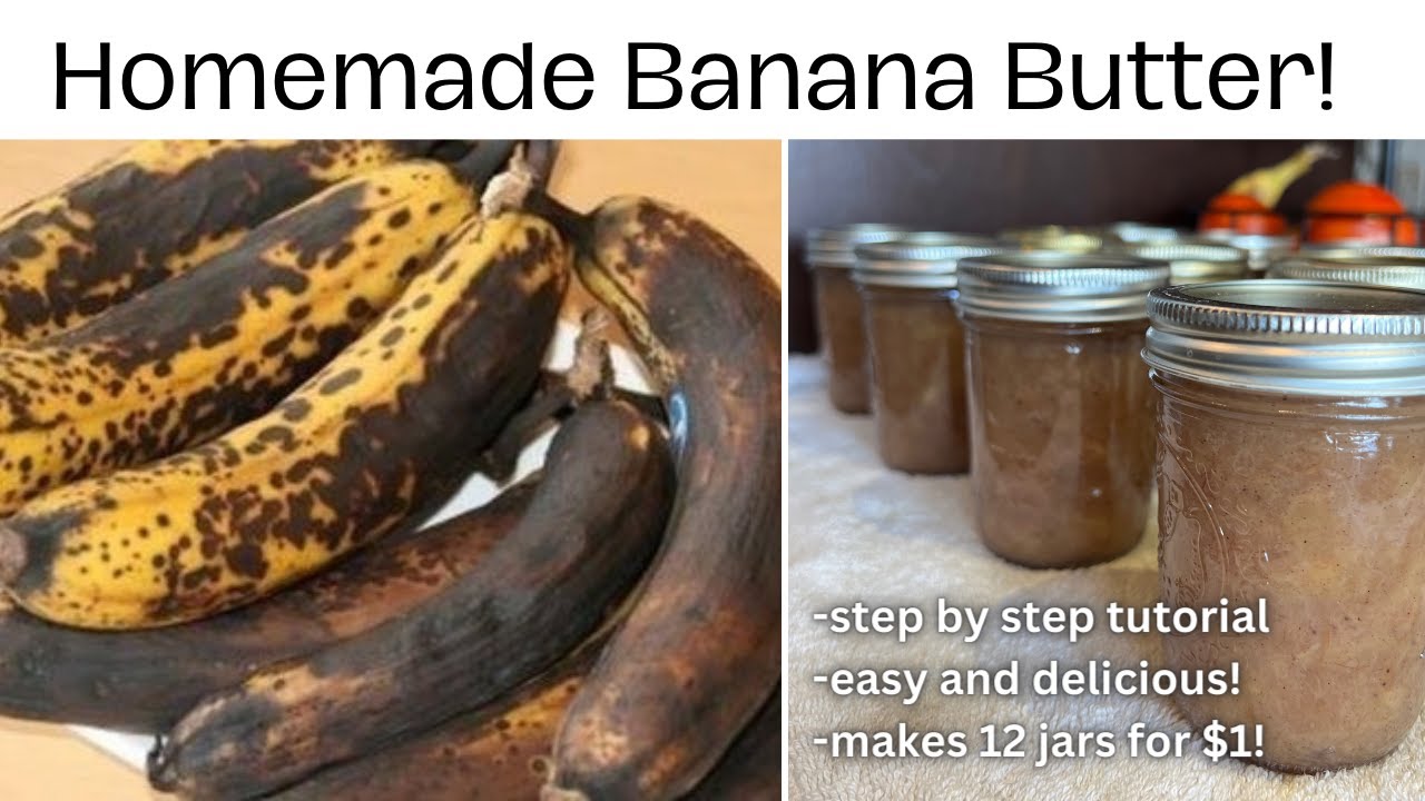 How To Make Banana Butter | Step by step | Easy & Delicious Canning Tutorial!