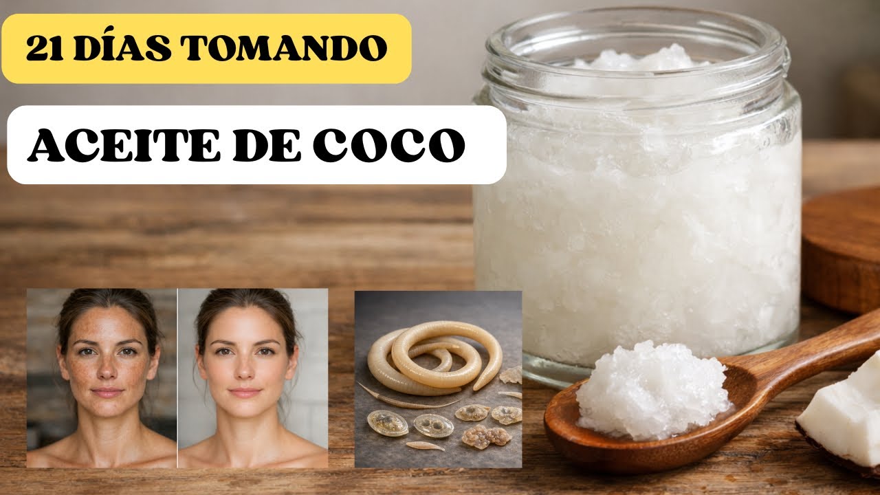 ESTO PASA EN TU CUERPO SI TOMAS UNA CUCHARADA DE AC DE COCO X 21 DÍAS 