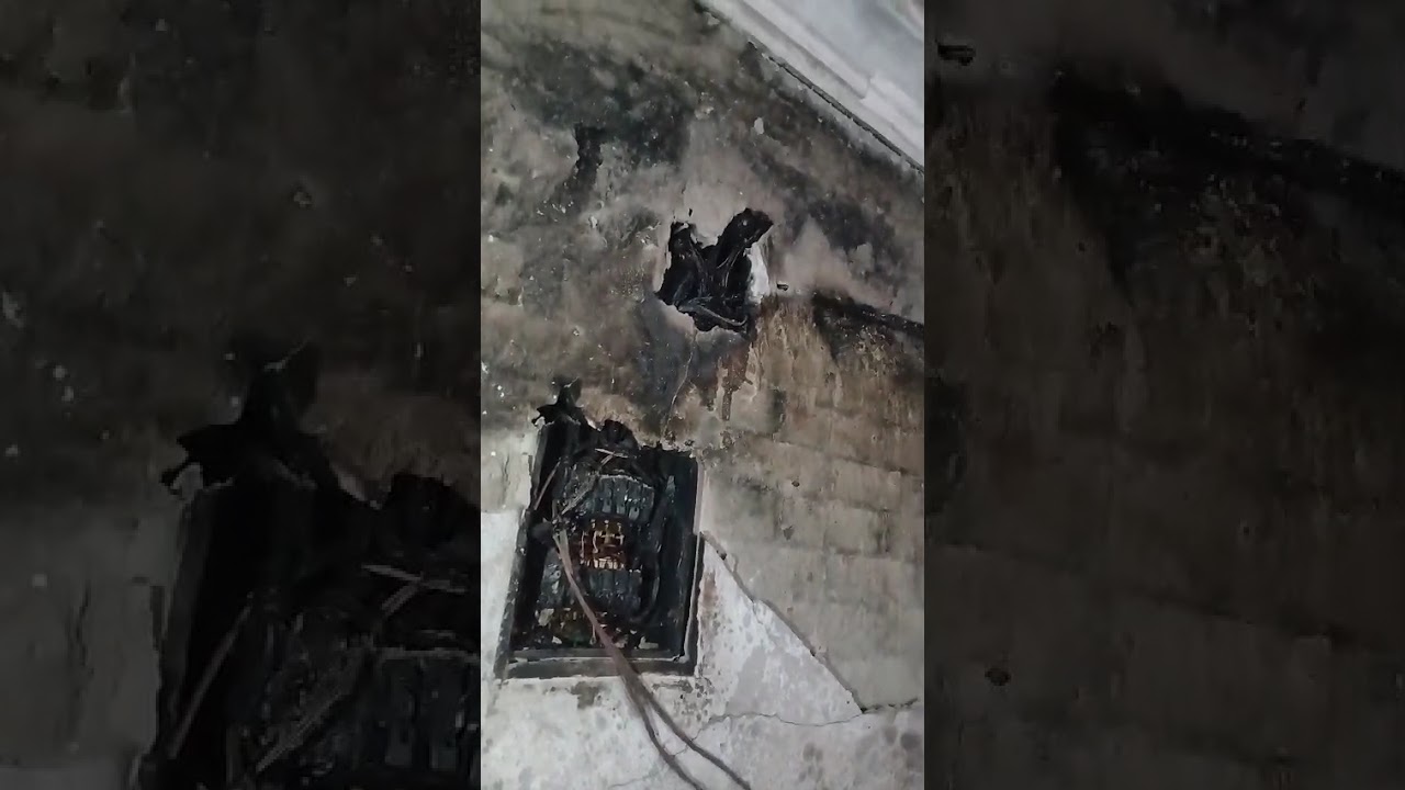 video of the burned apartment where Fida'a was rescued