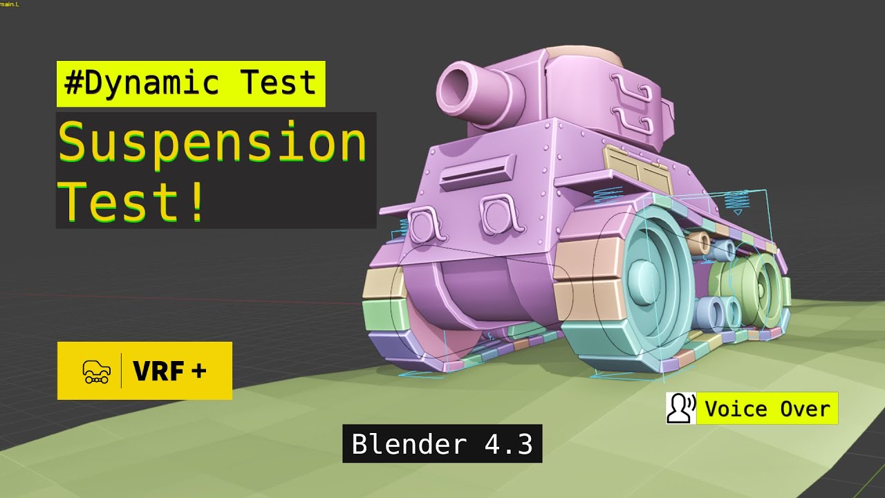 Making a Tank with Dynamic Suspension (in Blender)