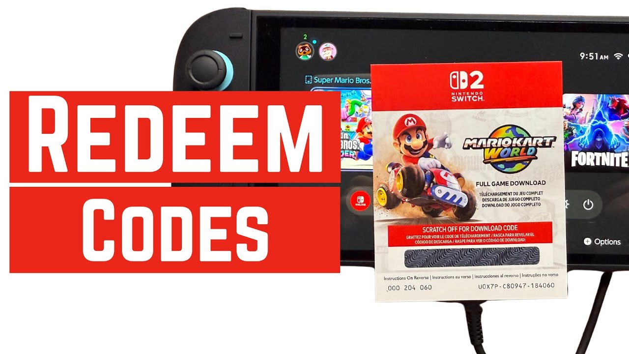 How To Redeem Codes In Nintendo Switch 2 eShop