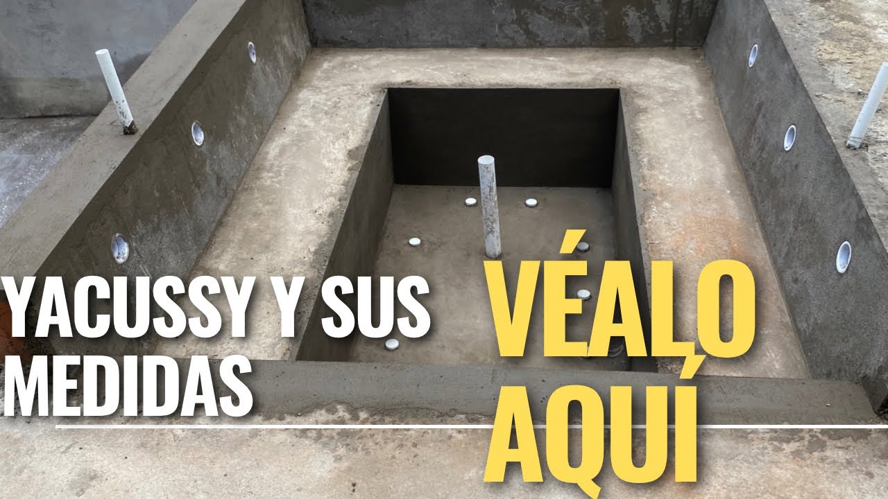 ✅ COMO SE DEBE CONSTRUIR UN YACUZZI,( AQUY SUS MEDIDAS MAS COMUNES)