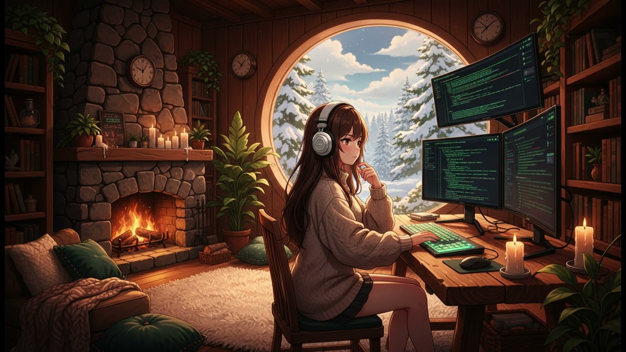 Code & Cocoa: Cozy Winter Lo-Fi for Focus and Relaxation
