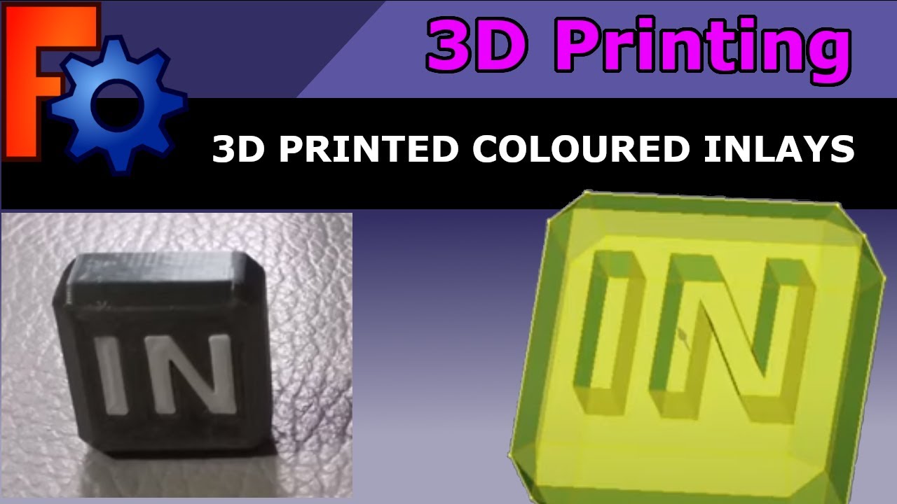 3D Printed Multi Colour Inlays on Any Surface Using Facebinders in FreeCAD (Without Z Hop )