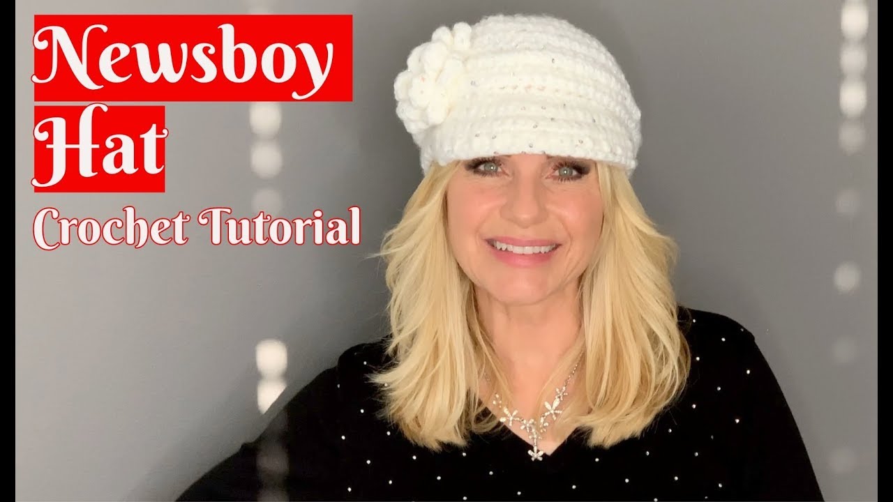 💖 Newsboy Hat 💖 Crochet Tutorial