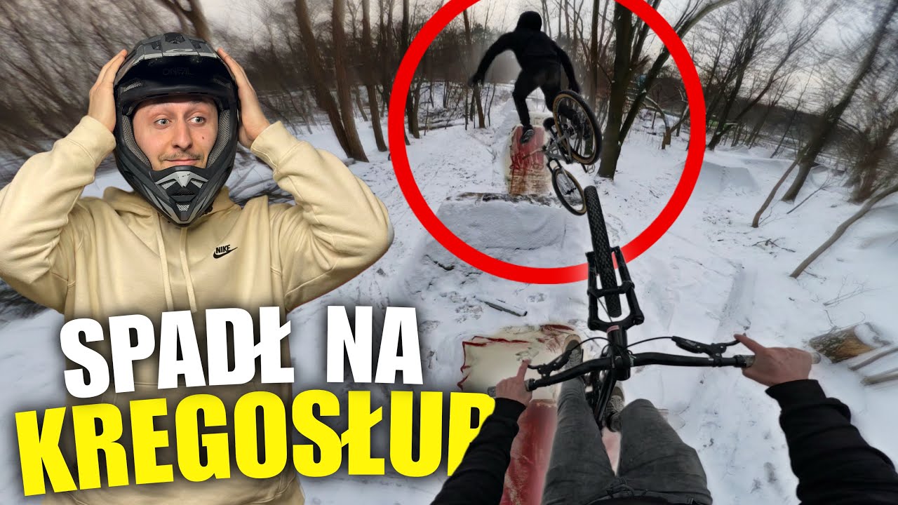 UPADŁ PROSTO NA PLECY - zima na NECRO TRAILS