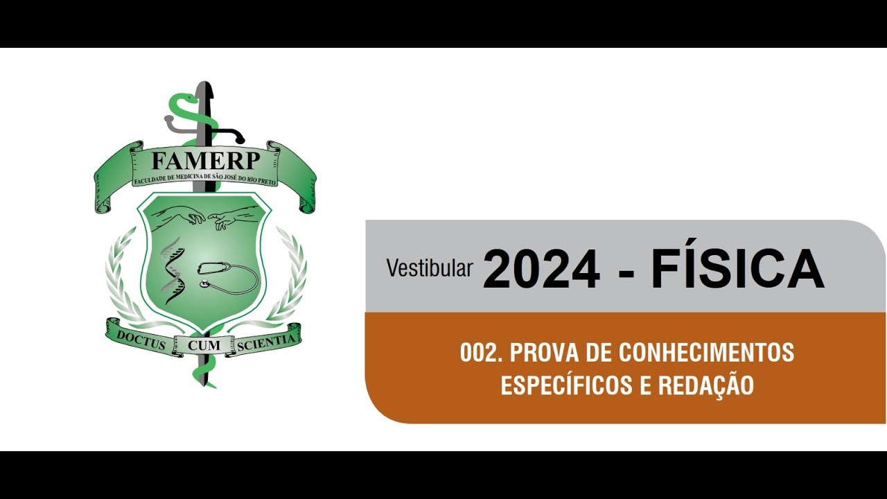 FAMERP 2024 DSC 20: O potencial elétrico, V, produzido por um objeto puntiforme eletrizado com uma