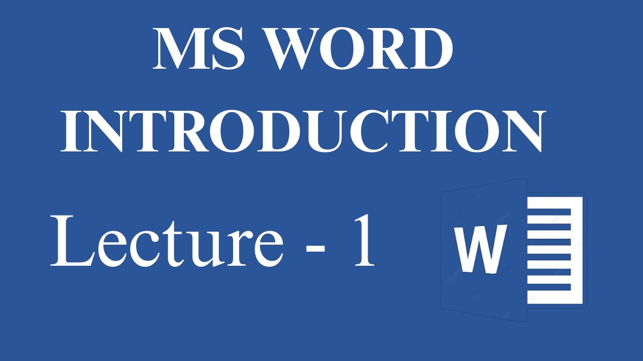 MS Word Introduction in Hindi | Beginner Course Lecture 1