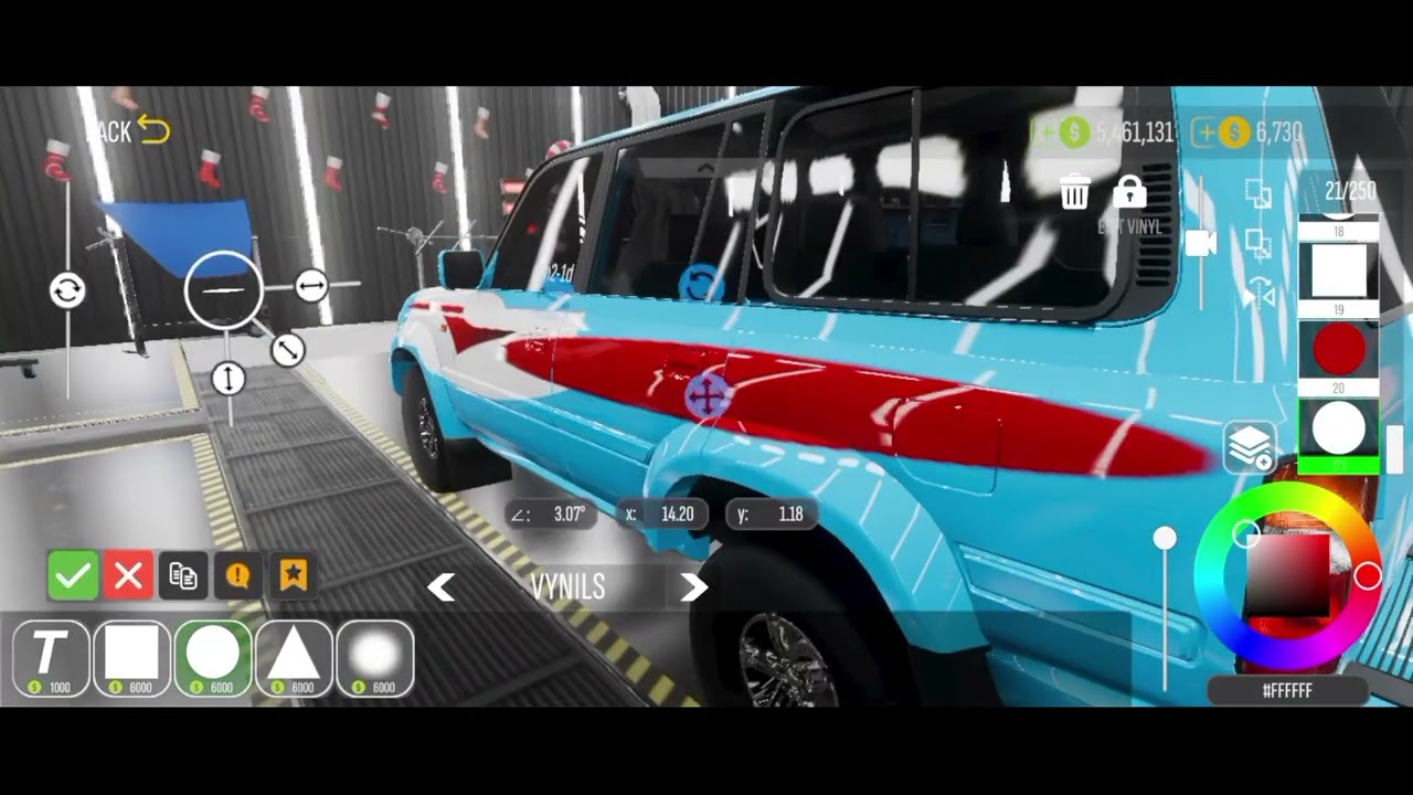 تعديل لاندكروزر car parking 2 الجزء الثالث