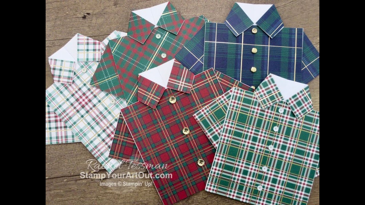 Wrapped in Plaid Shirt Card