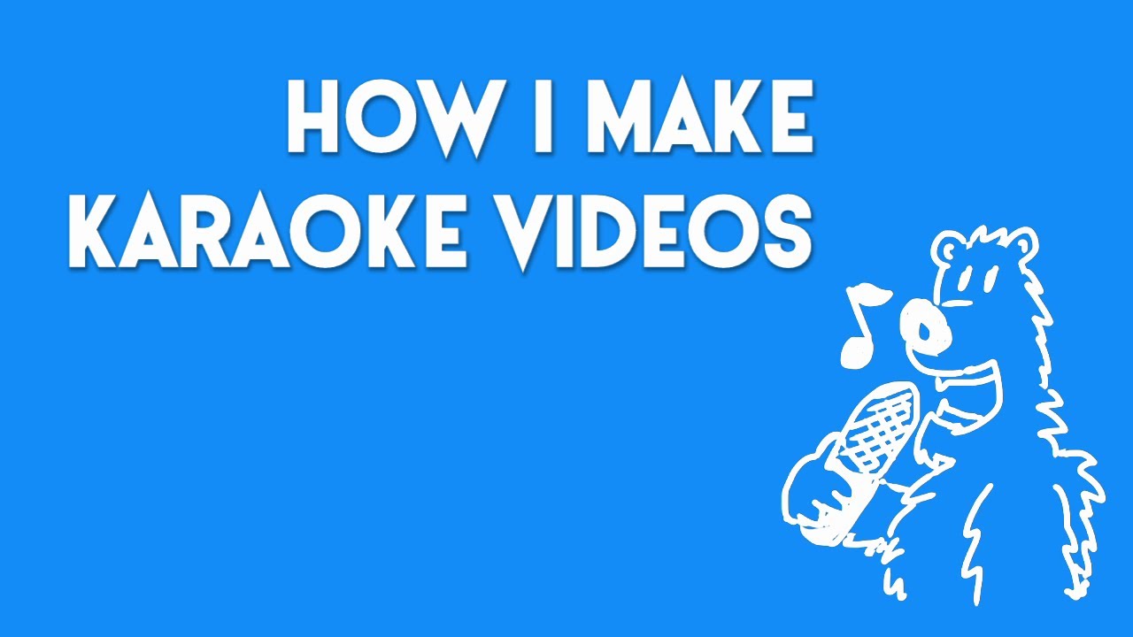How I make my karaoke videos - Lightworks Demo