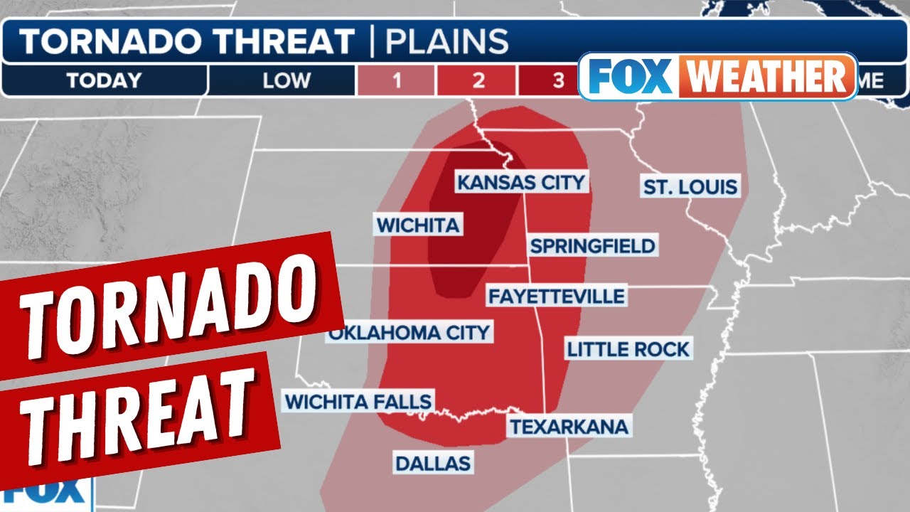 Central US Sees Highest Tornado Threat Since May
