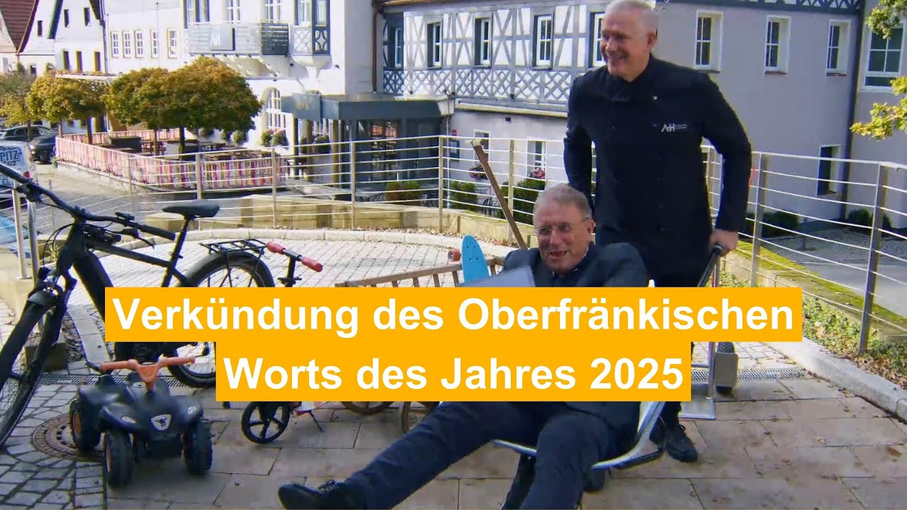 Verkündung des Oberfränkischen Worts des Jahres 2025