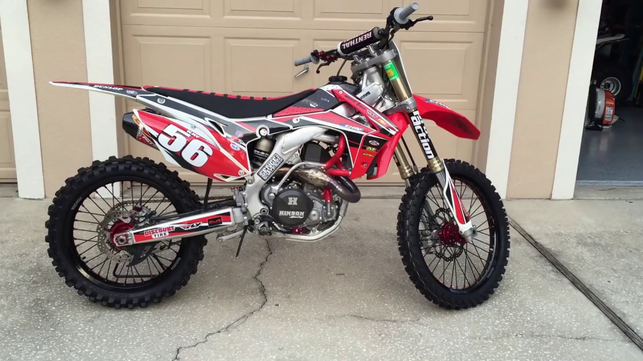 Modded 2015 Honda CRF450R Walk Around -- FMF Exhaust