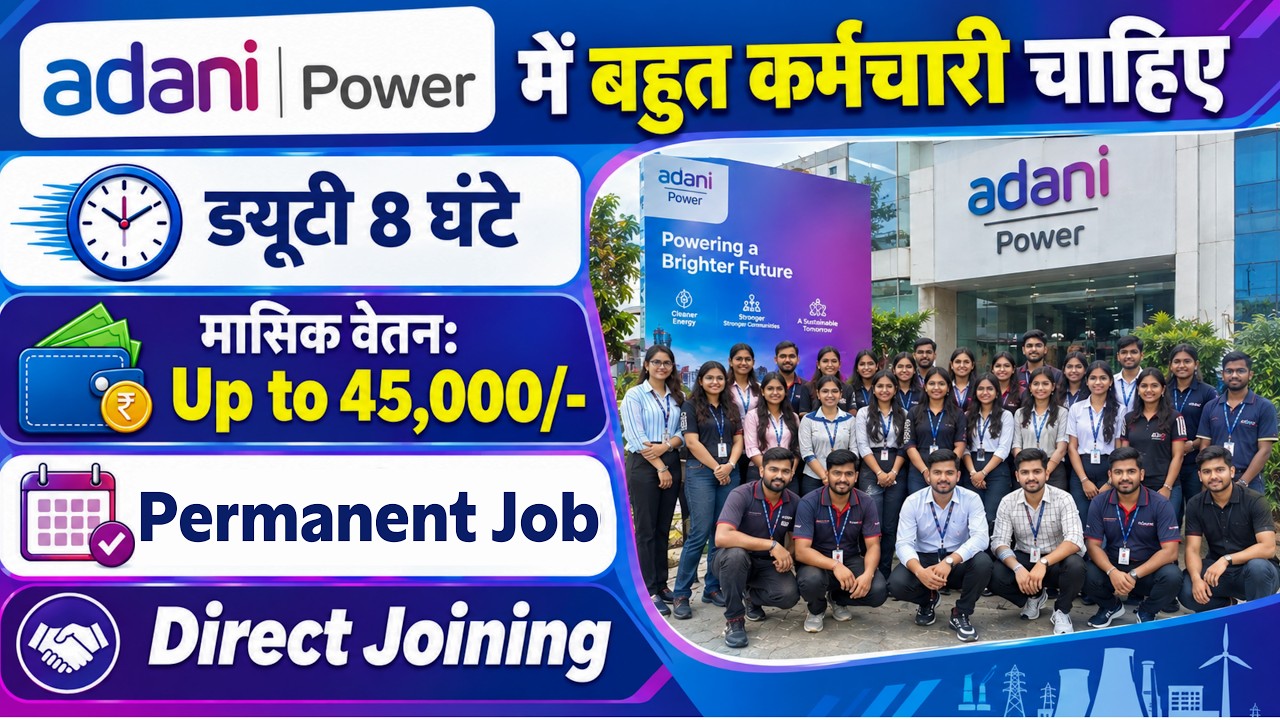 Adani Power Recruitment 2026 | Adani Power job vacancy 2026 | Private company Job vacancy 2026