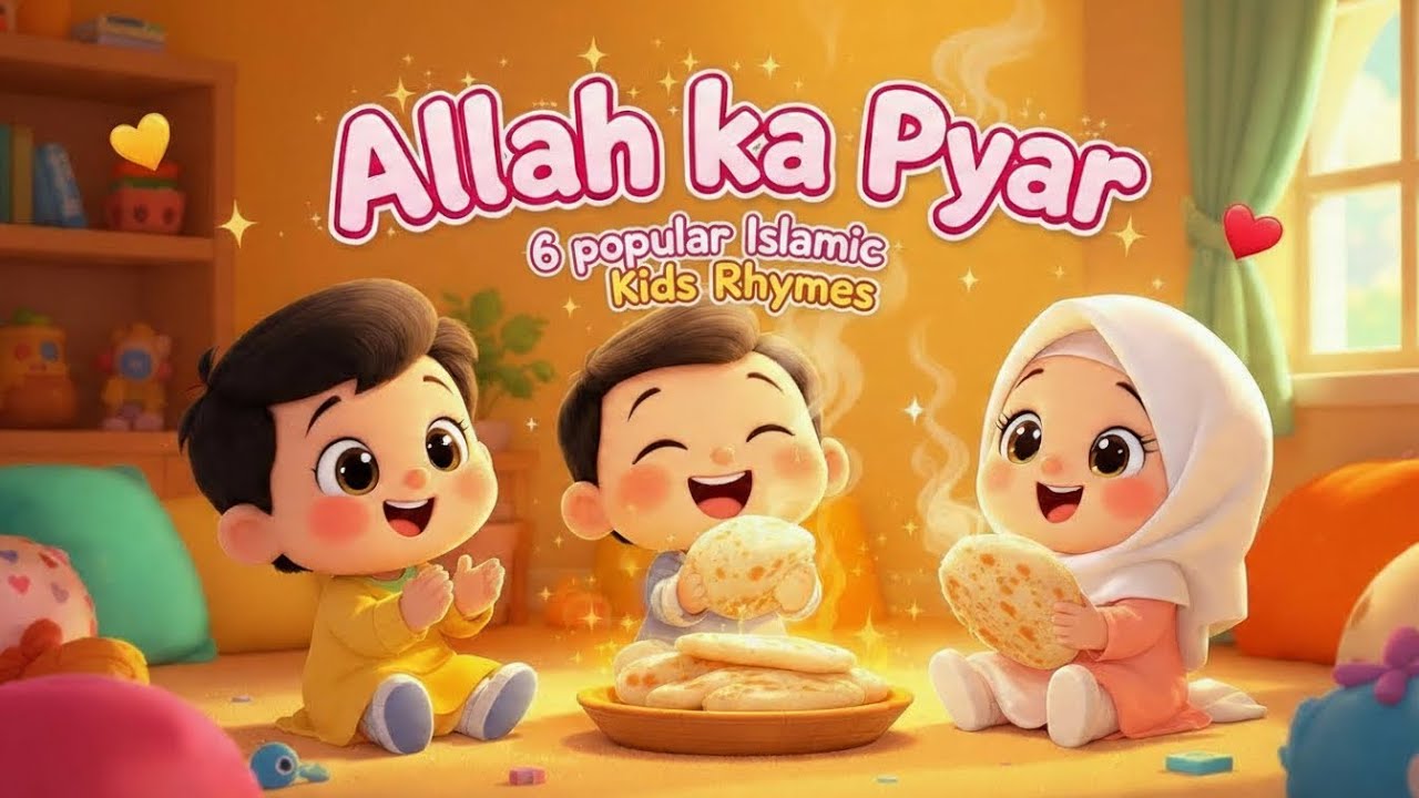 Allah Ka Pyar Rakhe Warm Warm 🌸 | Islamic Poem for Kids | Hindi Urdu Rhymes