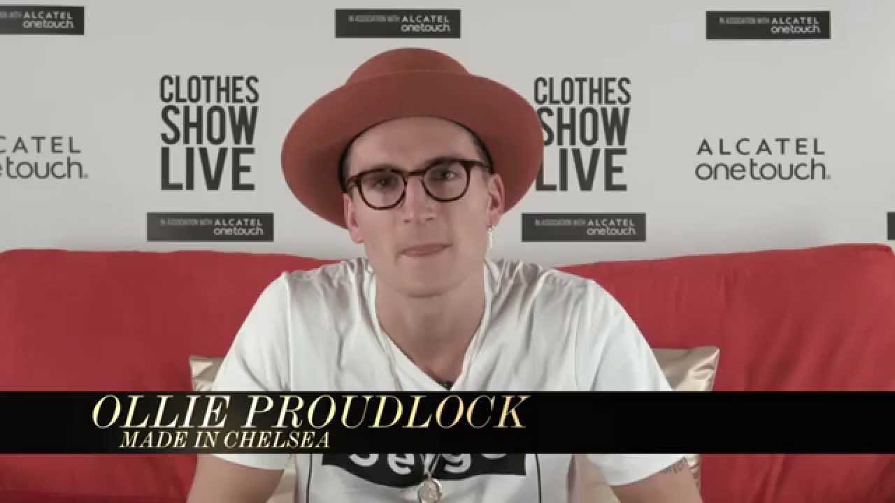 Oliver Proudlock in the Clothes Show Diary Room - Clothes Show TV