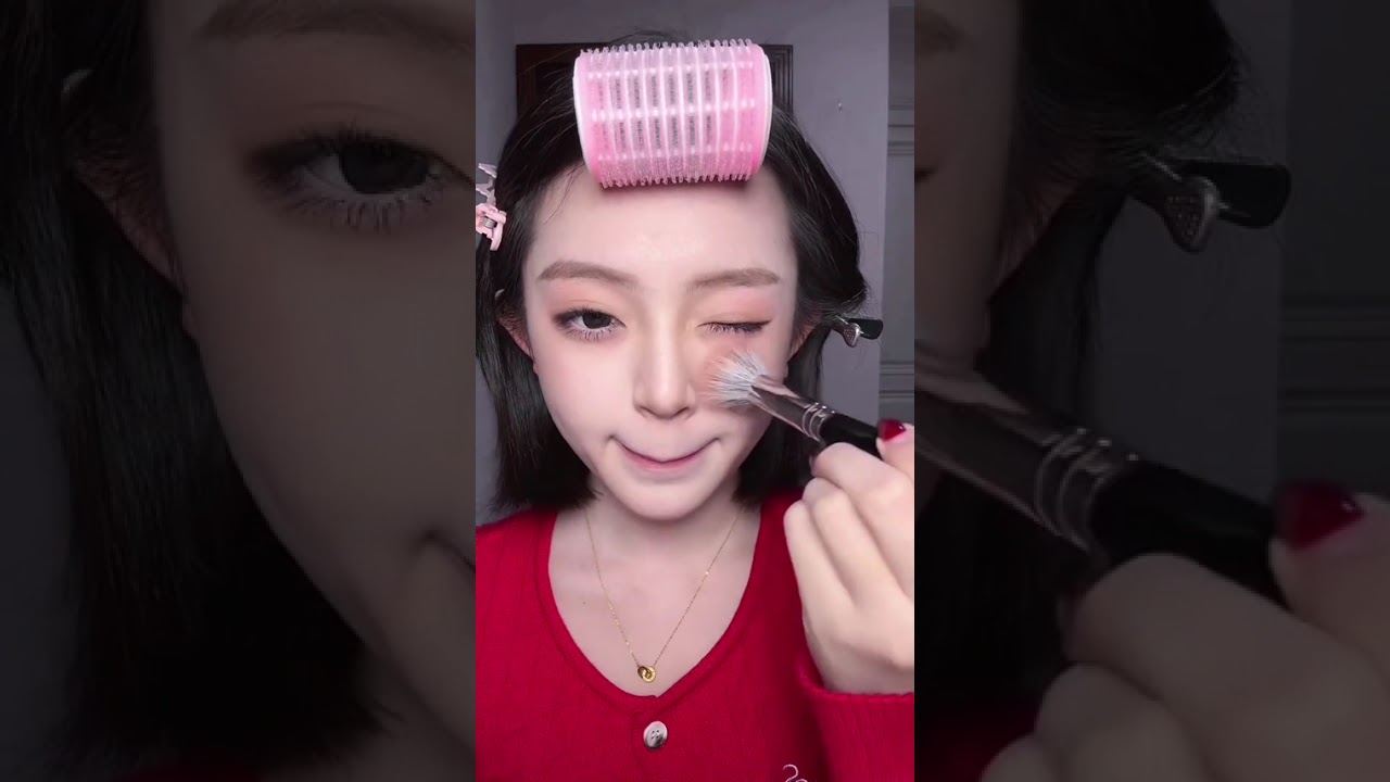 New Year's Radiant Red Apple Makeup Look