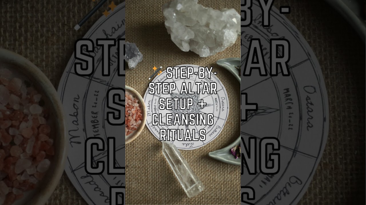 🌙 How to Create & Cleanse Your Altar | Beginner Witch Guide ✨