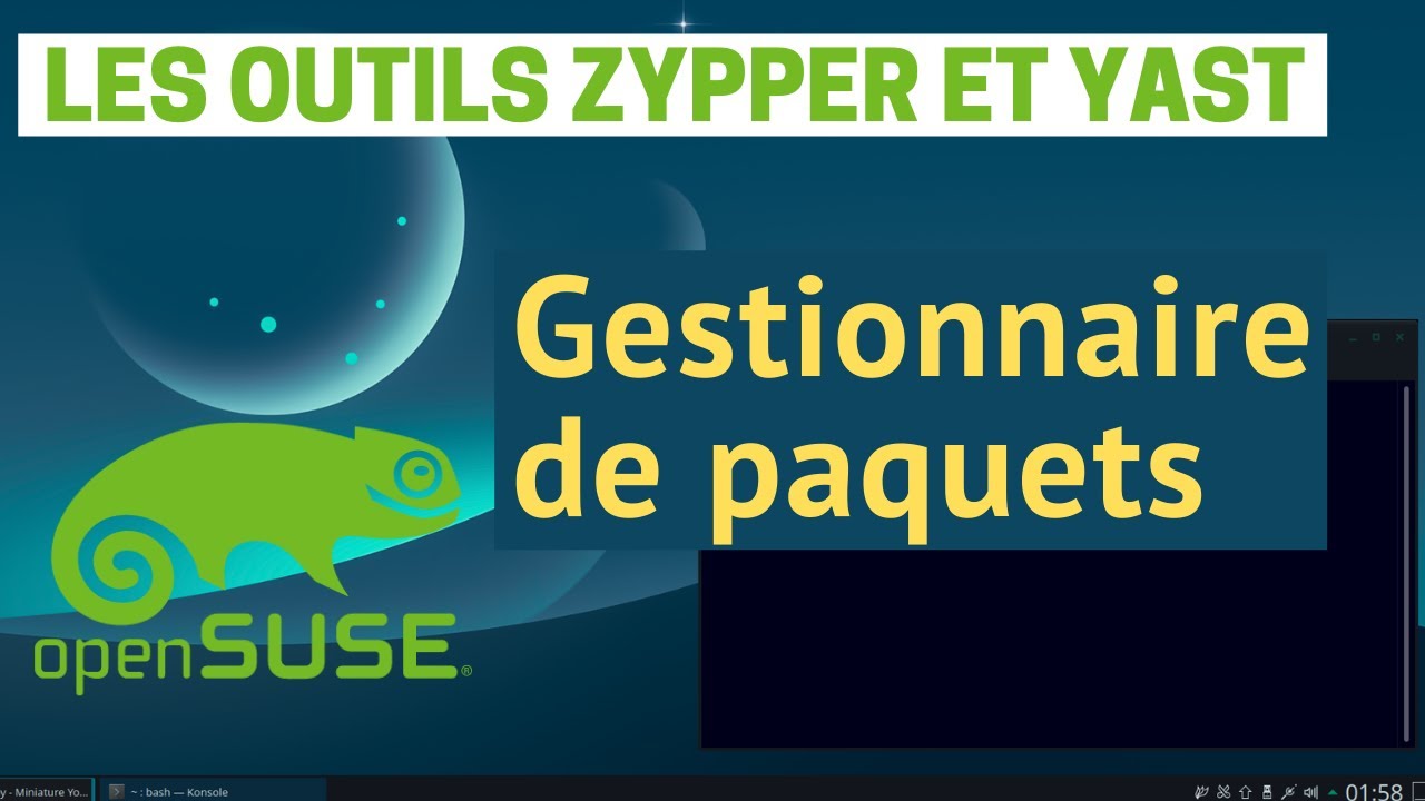 OpenSUSE - Le gestionnaire de paquets Zypper et l'outil YasT