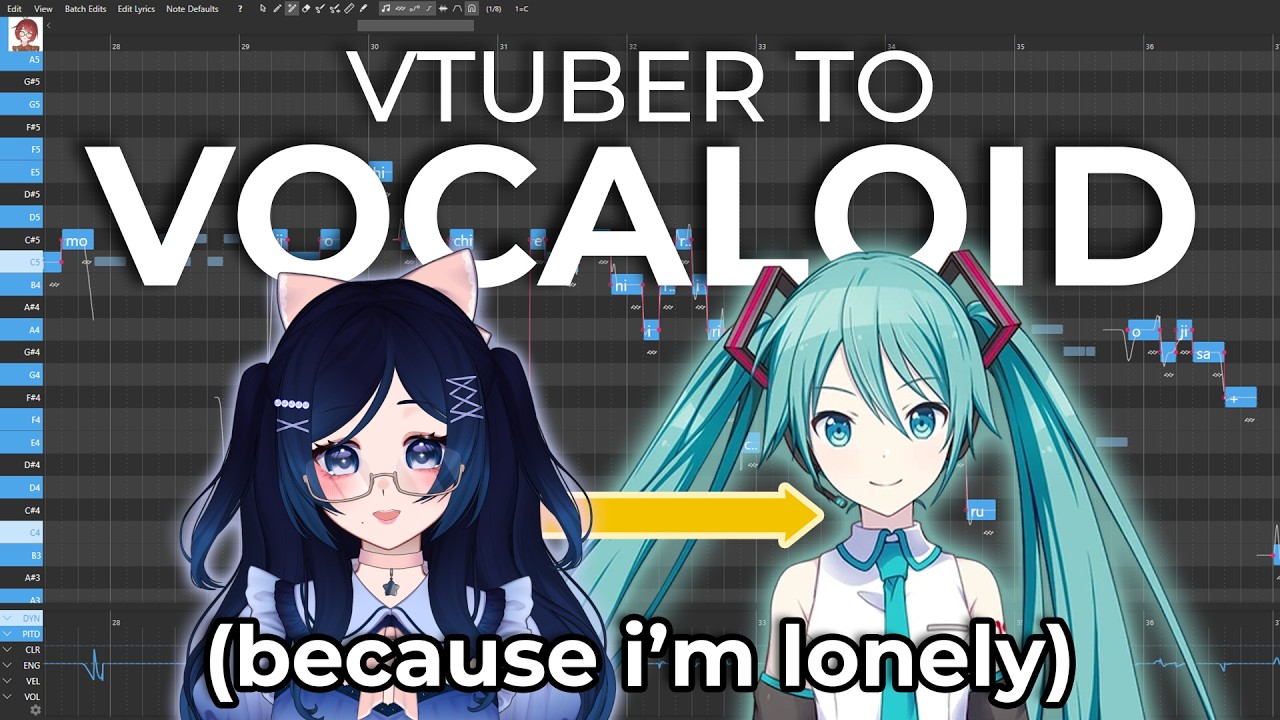 becoming a vocaloid bc i have no one to sing with 