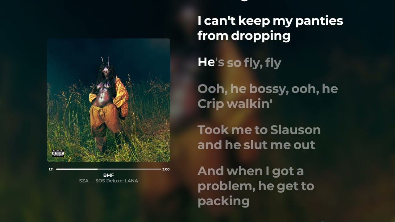 SZA - BMF (Lyrics)